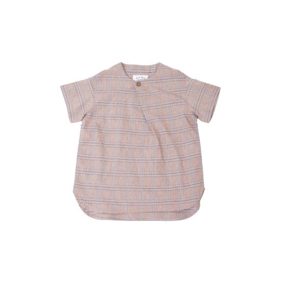  [키즈] East End Highlanders 트레이닝 상의 남녀공용 아동용 이스트 엔드 하이랜더스 스큐 셔츠 브라운 체크