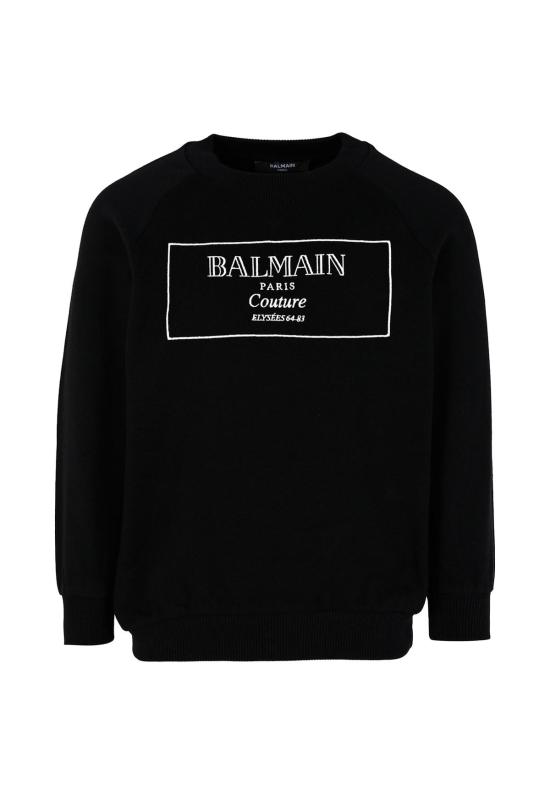  [키즈] 발망 풀오버 키즈 스웨트셔츠 블랙