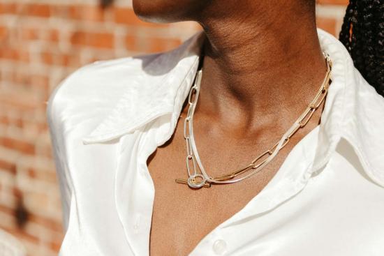  시에라 윈터 주얼리 목걸이/팬던트 제미니 목걸이 스털링 실버/골드 베르메일 - SIERRA WINTER JEWELRY