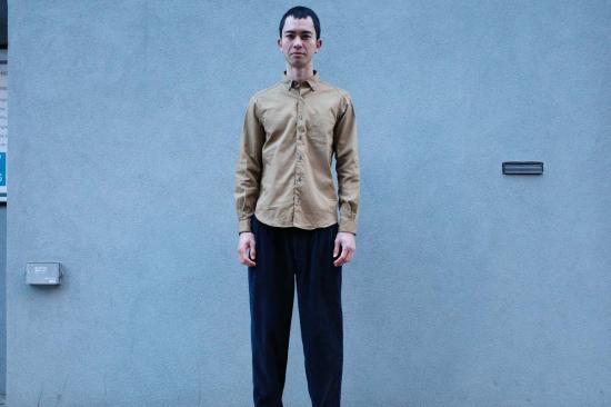  Steven Alan 긴팔 셔츠 스티븐 앨런 싱글 니들  모카 - OTHER BRANDS