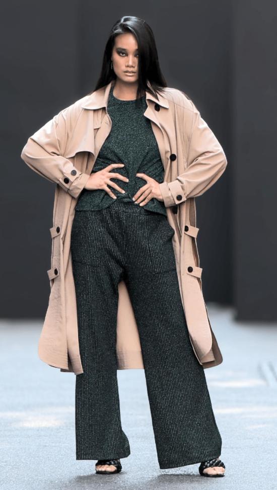  Lindsay Nicholas New York 스트레이트 팬츠 린지 니콜라스 뉴욕 디스코 글리터 팬츠 에메랄드