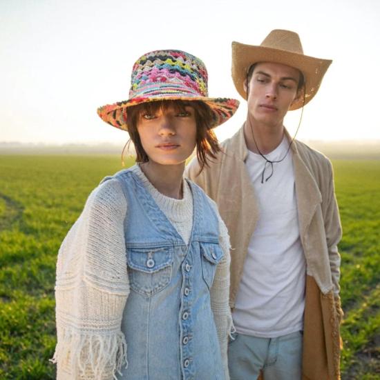  Greenpacha 모자 그린파차 레인보우 햇 멀티