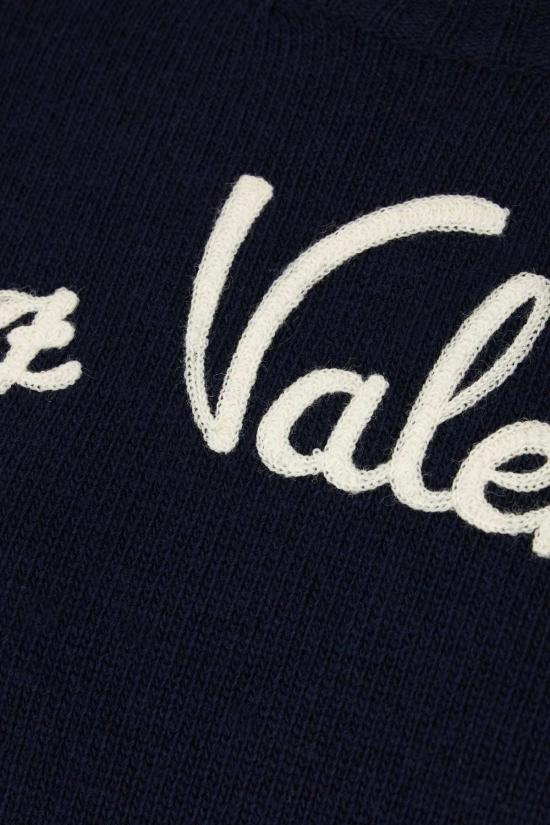  발렌티노 가라바니 스웨터 Valentino Garavani 미드나잇 블루 울  Indaco - VALENTINO GARAVANI