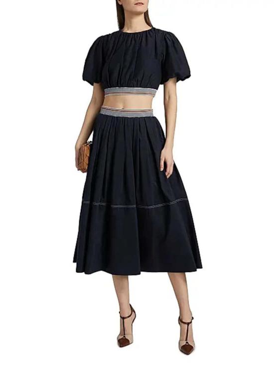  베로니카비어드 블라우스 베로니카 비어드 가브리엘라 탑 네이비