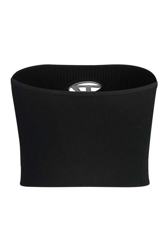  디젤 민소매 티셔츠 M 클락스빌x 튜브탑 블랙 - DIESEL