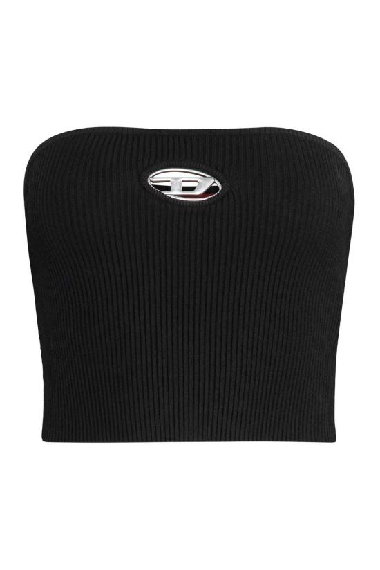  디젤 민소매 티셔츠 M 클락스빌x 튜브탑 블랙