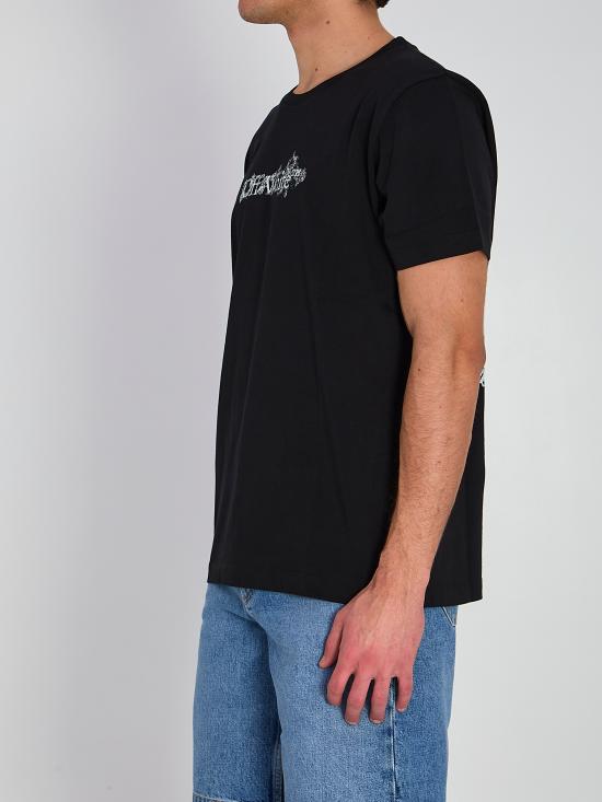 26SS 오프화이트 반팔 티셔츠 OMAA027S26 BLACK - OFF WHITE