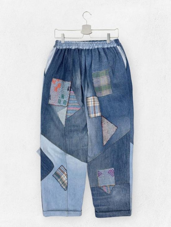  이키비 데님 팬츠 아키 팬츠 - IKKIVI