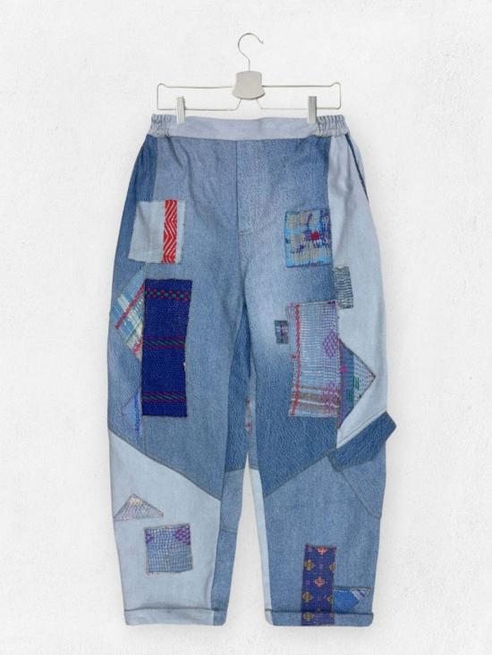  이키비 데님 팬츠 아키 팬츠 - IKKIVI