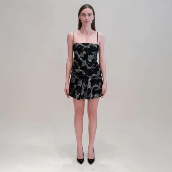  이로 숏 원피스 탈리아 드레스 블랙/골드 - IRO