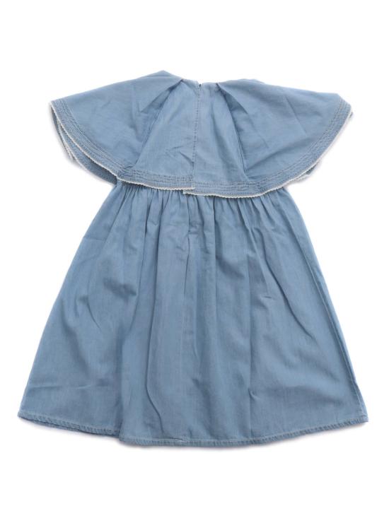  [키즈] 끌로에 원피스 아동용 데님 드레스 (연한 파란색) - CHLOE