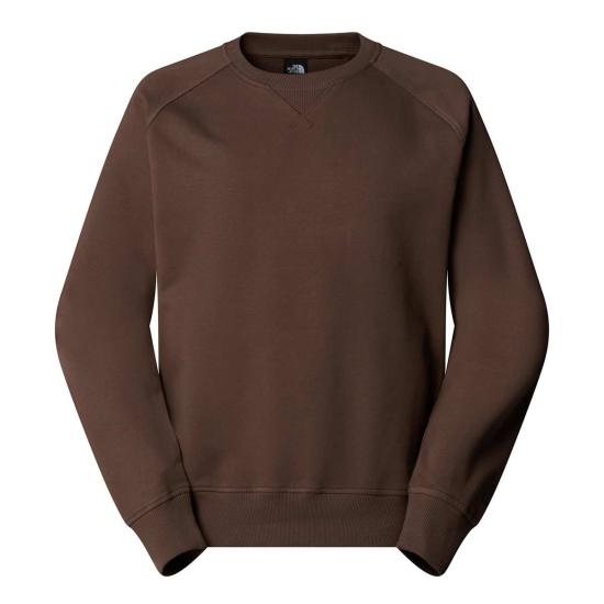  노스페이스 스웨터 로고 RMST 릴렉스드 크루 스웨트셔츠 스모키 브라운