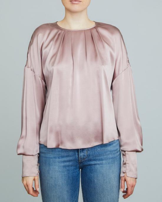  잉가 레나 블라우스 Inga Lena Ylva 새틴  미스티 로즈