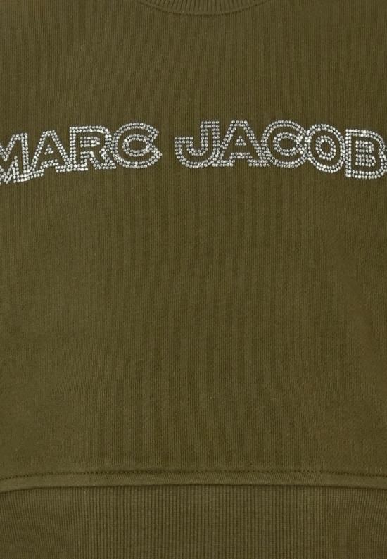  [키즈] 마크제이콥스 풀오버 마크 제이콥스 아동용 크롭 로고 스웨트셔츠 그린 - MARC JACOBS