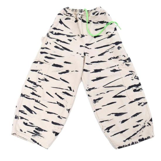  밀스 크롭 팬츠 블루 치즈 셰프 팬츠 최신 사이즈