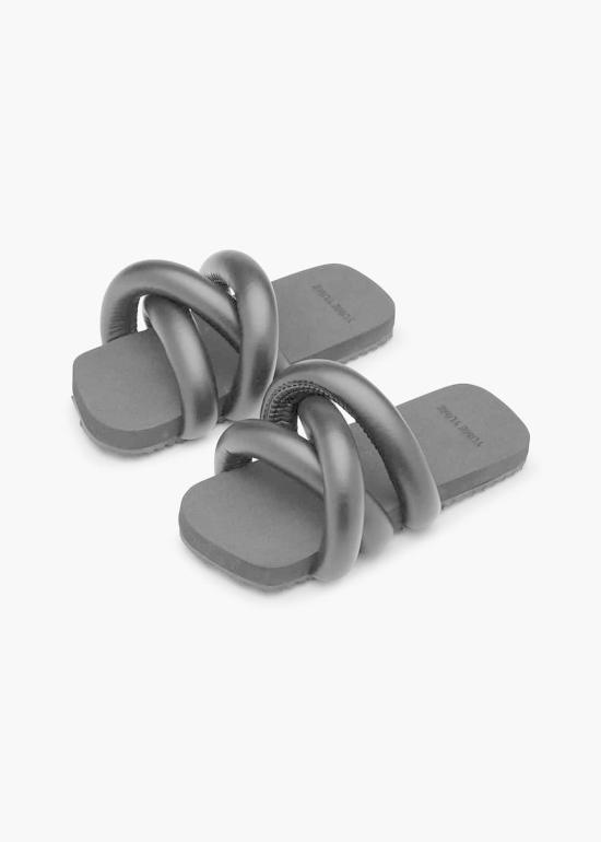  유메유메 뮬/슬리퍼 타이어 슬라이드 블랙 - YUME YUME