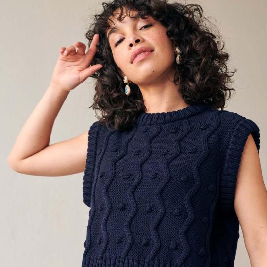  지지 니트웨어 베스트 버블