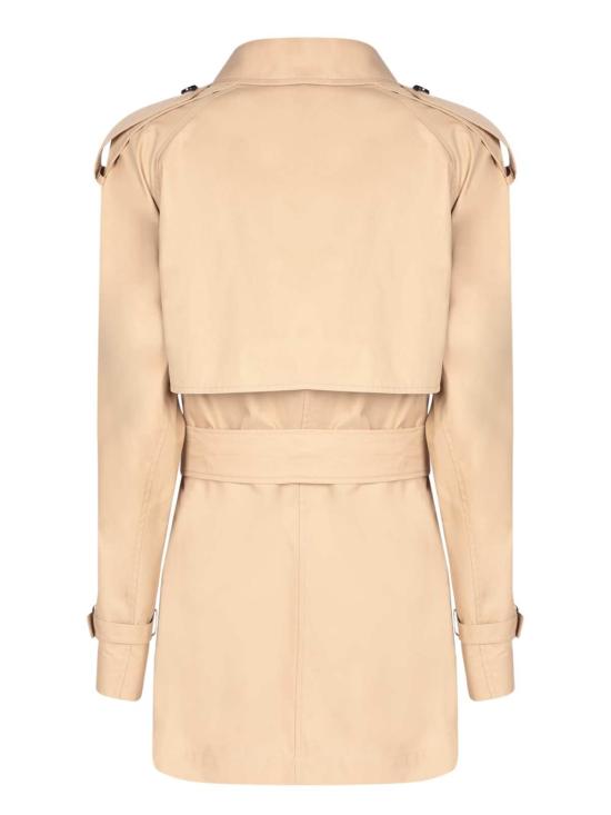  버버리 트렌치 코트 루즈 벨트 더블 브레스트  플랙스 - BURBERRY