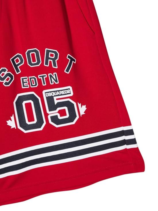  [키즈] 디스퀘어드2 발목 양말 어린이용 Dsquared2 양말 (빨간색) - DSQUARED2