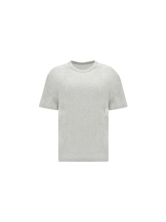  알렉산더 왕 반팔 티셔츠 에센셜 티셔츠 라이트 헤더 그레이