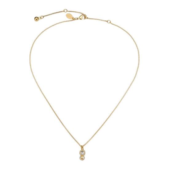  지미추 목걸이/팬던트 비쥬 JC 펄 큐브 네크리스 골든