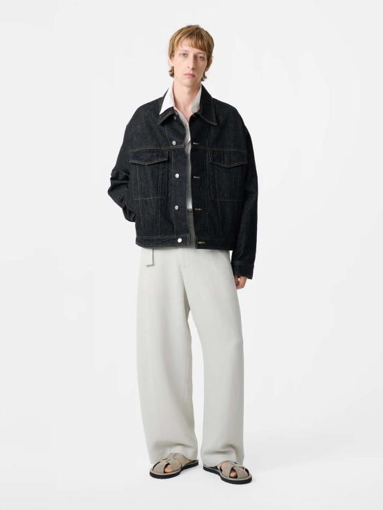  스튜디오 니콜슨 데님 자켓 스타인 데님 재킷 블랙 - STUDIO NICHOLSON