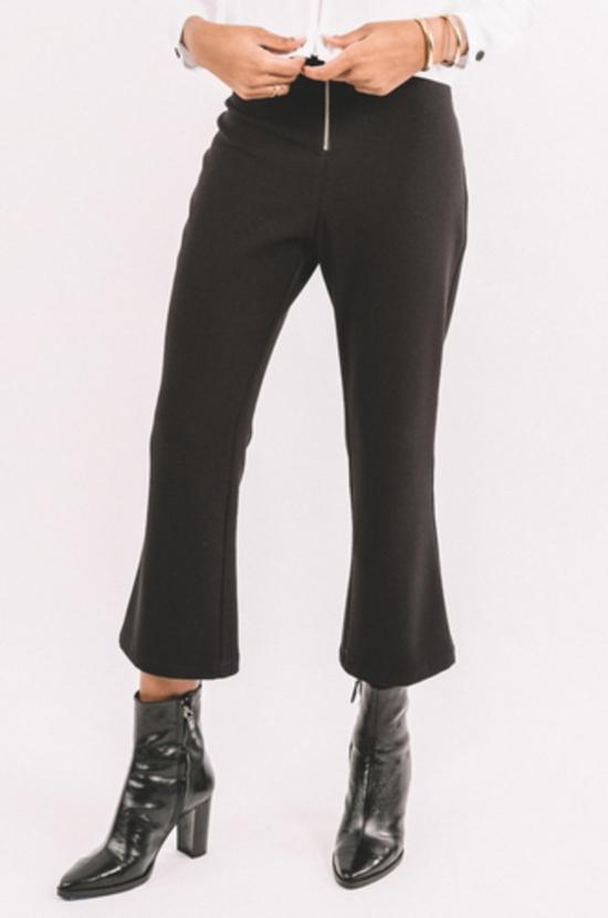  In God We Trust 크롭 팬츠 우리는 하나님을 믿는다 토비 팬츠 블랙 - OTHER BRANDS