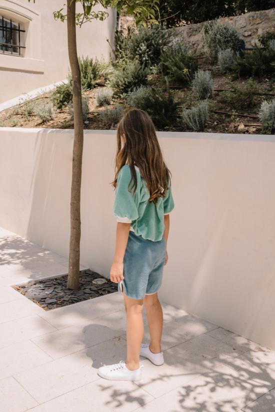  [키즈] 위 아 키즈 쇼츠/버뮤다 키즈  밥 버뮤다 쇼트 텐더 블루 - WE ARE KIDS