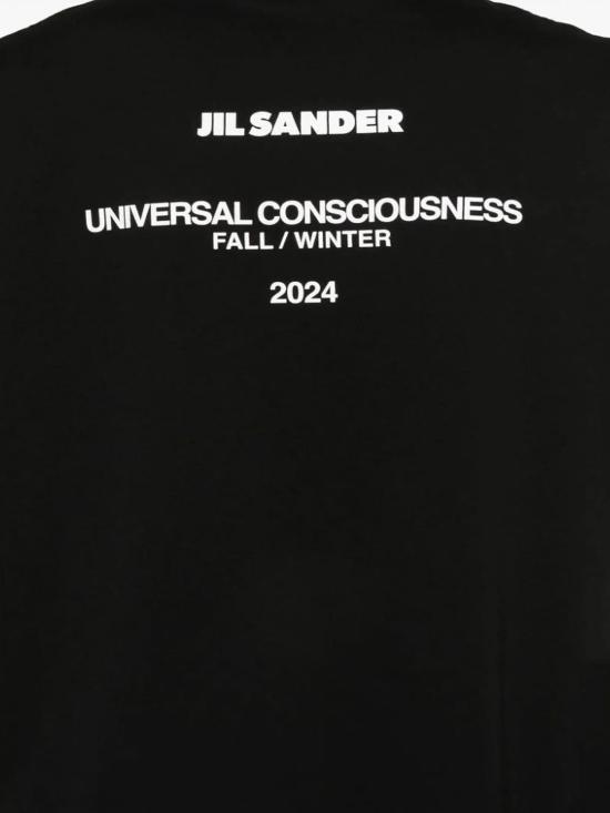  질샌더 반팔 티셔츠 질 샌더 티셔츠 블랙 - JIL SANDER
