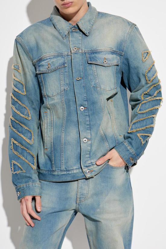  오프화이트 데님 자켓 데님 재킷 - OFF WHITE