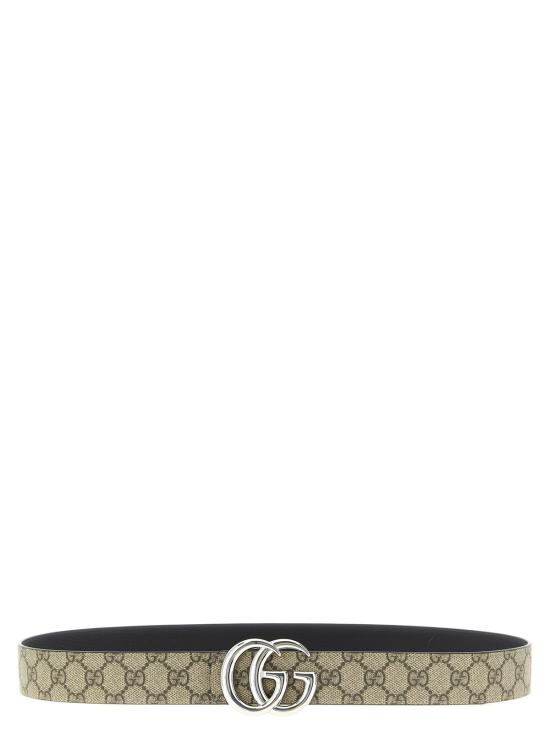  구찌 레귤러 벨트 GG 마몬트 리버서블  멀티컬러