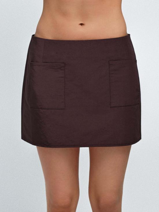  설리번 숏 스커트 설리반 스트레이트 미니 스커트 - SULLIVAN