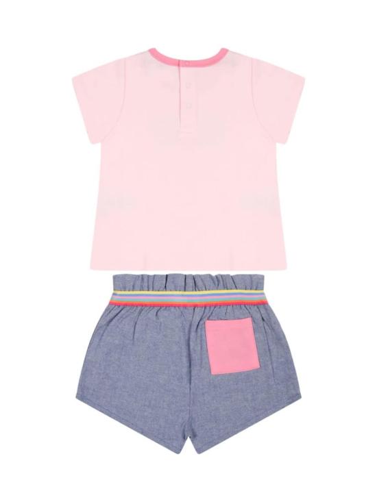  [키즈] 마크제이콥스 쇼츠/버뮤다 마크 제이콥스 아동용 로고 티셔츠 및 반바지 세트 (멀티컬러) - MARC JACOBS