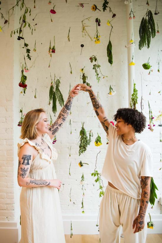  harly jae 롱 원피스 할리 재 밀로스 드레스 내추럴 체크 - OTHER BRANDS