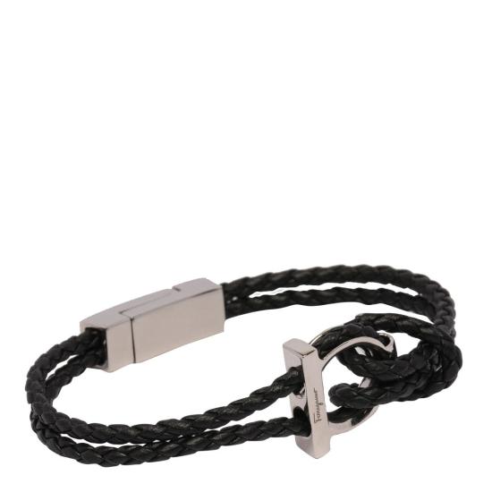  살바토레 페라가모 브레이슬릿 페라가모 비쥬 간치니  블랙 - SALVATORE FERRAGAMO