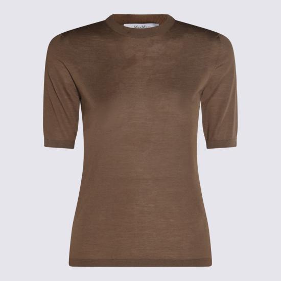  막스마라 스웨터 막스 마라 게리코 울  브라운