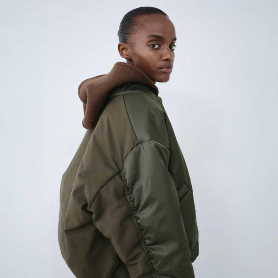  카슬 봄버 자켓 에디션 봄버 숏 재킷 카키색 - KASSL