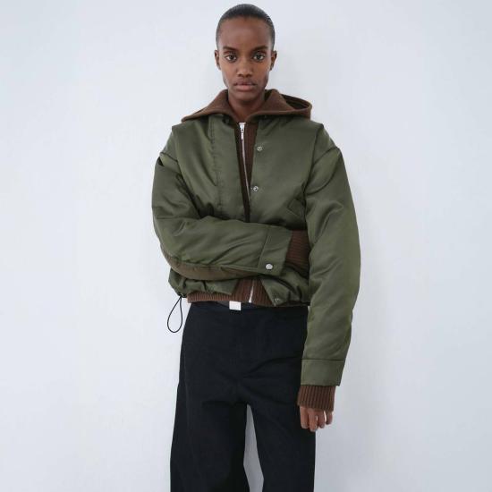  카슬 봄버 자켓 에디션 봄버 숏 재킷 카키색