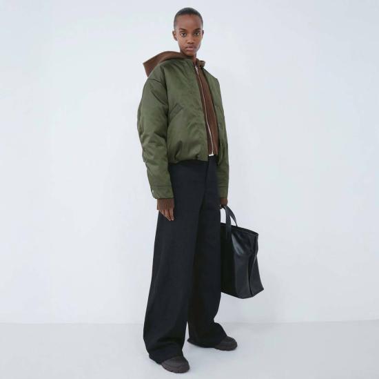  카슬 봄버 자켓 에디션 봄버 숏 재킷 카키색 - KASSL