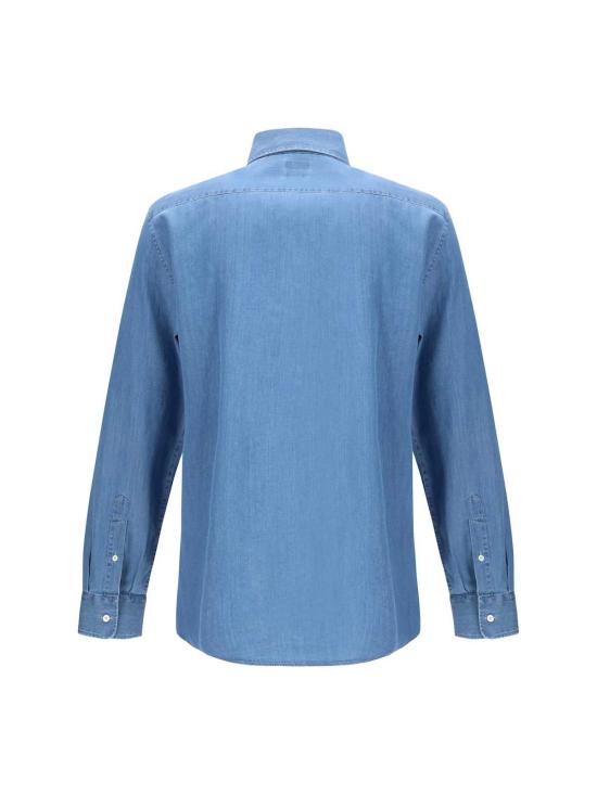  브루넬로 쿠치넬리 데님 팬츠 Brunello Cucinelli 코튼 데님 셔츠 - BRUNELLO CUCINELLI