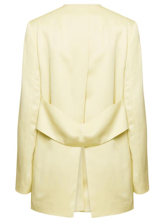  질샌더 자켓 질 샌더 백슬릿 재킷 (노란색) - JIL SANDER