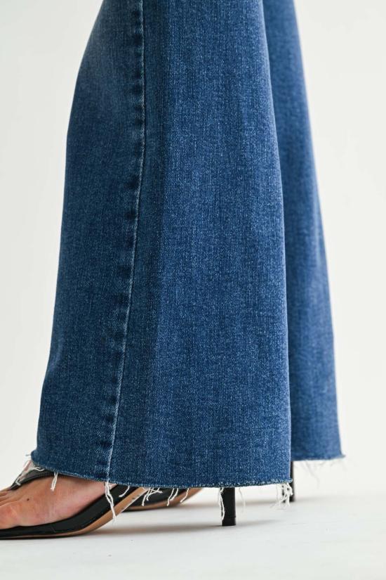  저스트 블랙 데님 데님 팬츠 로우라이즈 부츠컷 진 (워시드 블랙) - JUST BLACK DENIM