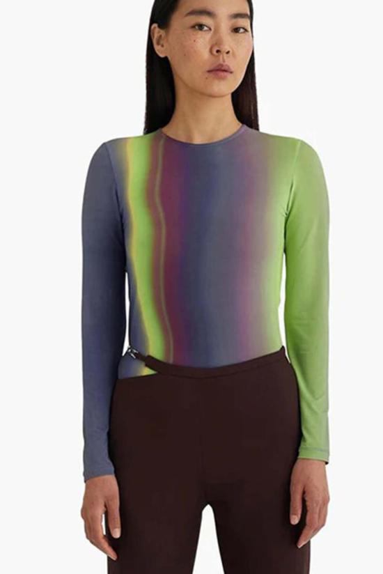  팔로마울 긴팔 티셔츠 팔로마 울 아이슬란드 탑 미디엄 블루