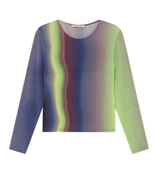  팔로마울 긴팔 티셔츠 팔로마 울 아이슬란드 탑 미디엄 블루 - PALOMA WOOL