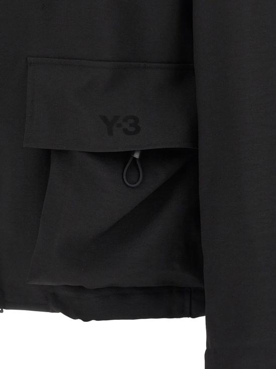  와이쓰리 자켓 Y 3 스포츠 유니폼 블루종 재킷 블랙 - Y-3