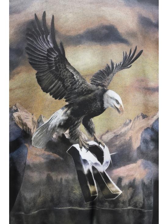 26SS 리프레젠트 후드 티셔츠 MLM100762 STAINEDBLA GREY - REPRESENT