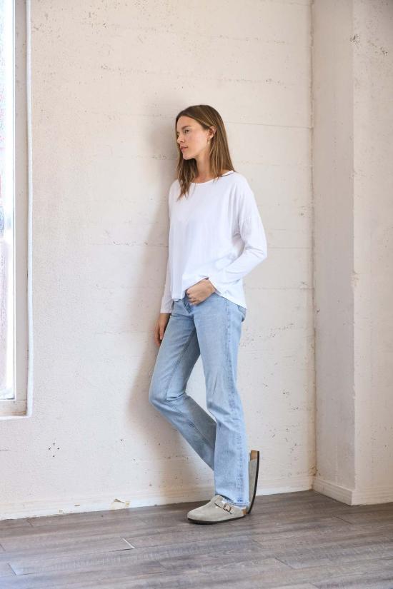  It Is Well L.A. 긴팔 티셔츠 잇이즈웰 L.A. 오가닉 긴팔 박시 티셔츠