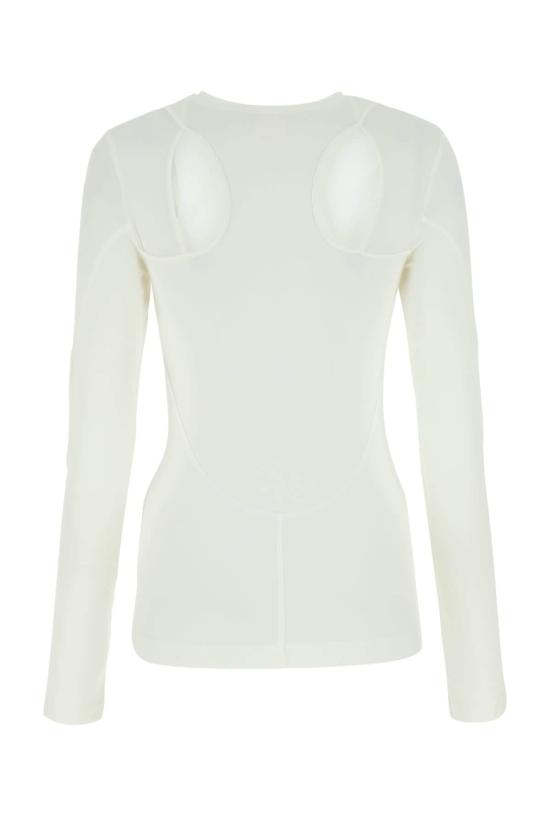  지방시 블라우스 스트레치 나일론 탑 화이트 - GIVENCHY