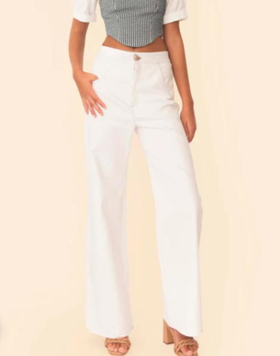  아주루 데님 팬츠 아줄루 메이슨 진 진스 아이보리