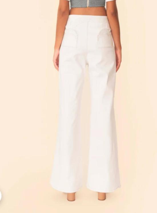  아주루 데님 팬츠 아줄루 메이슨 진 진스 아이보리 - AZULU